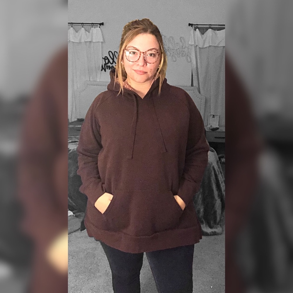 Purple Fleece Lined hoodie
